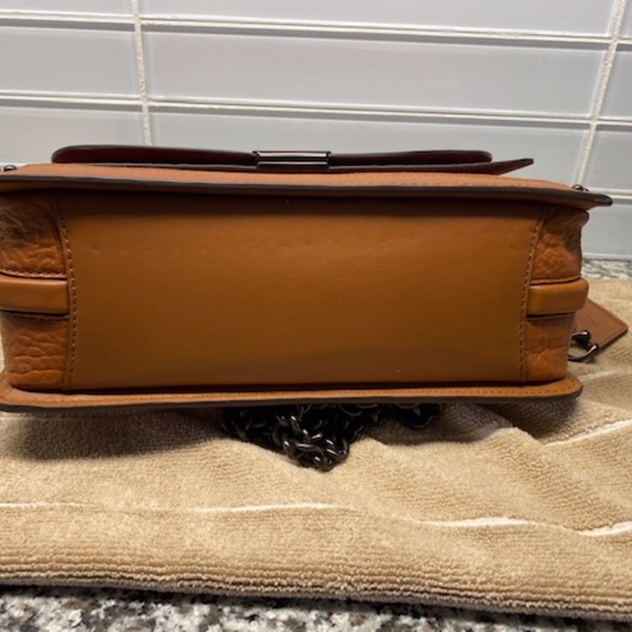 Coach Brown Leather Shoulder Bag - Picture 6 of 14